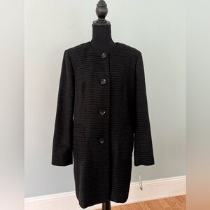 Nine West Black Textured Women's Blazer